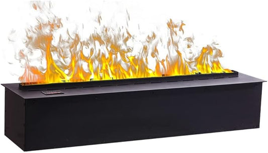 Electric Fireplace Home 3D Atomization Electric Fireplace Modern Living Room Embedded Electric Fireplaces Creative Long Simulation Flame Electric Fireplace Atomization Fireplace