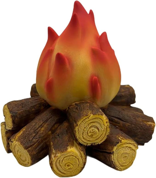LED Simulation Charcoal Flame Lamp - Faux Fireplace Logs with Lights | Fake Charcoal Light, Battery Powered Artificial Flame Lamp, Aesthetic Modern Charcoal Flame Lamp for Home Mantel Table